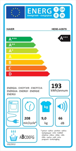 Haier sušilica rublja HD90-A3979-S