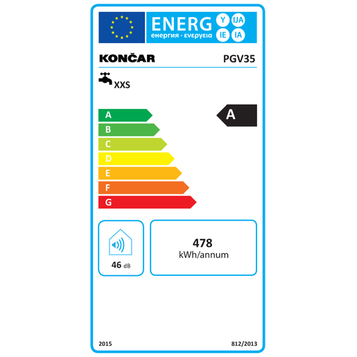 Končar bojler PGV35