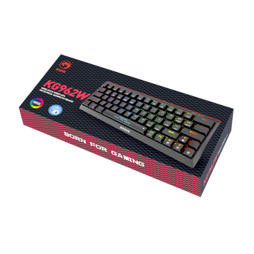 Marvo KG962W, mehanička gaming tipkovnica, blue switch