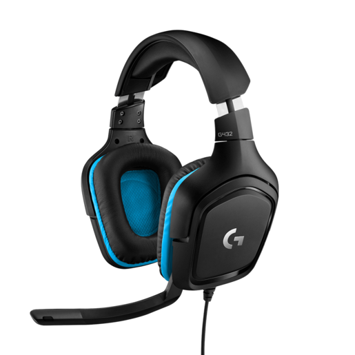Logitech Gaming G432, slušalice, 7.1, crne, USB (981-000770)