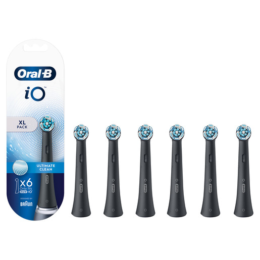 Oral-B iO zamjenske glave Ultimate Clean Black, 6 kom