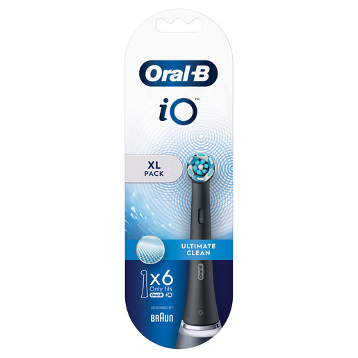 Oral-B iO zamjenske glave Ultimate Clean Black, 6 kom