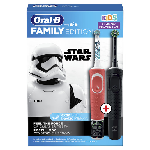 Oral-B električna četkica VITALITY PRO + D100 VITALITY Star Wars