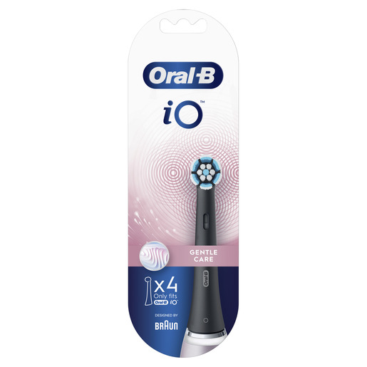 Oral-B iO zamjenske glave Gentile Care Black, 4 kom