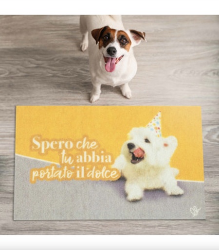 OLIVO TAPETTI otirač PET HOME 40 x 65 cm, žuto/sivi