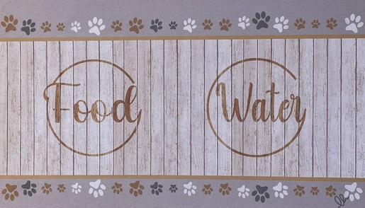 OLIVO TAPETTI podloga PET OASIS 45 x 75 cm, smeđo/sivi