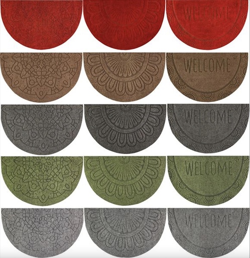 OLIVO TAPETTI otirač QUICK MOON ZERBINO 40 x 65 cm, sivi