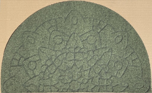 OLIVO TAPETTI otirač QUICK MOON ZERBINO 40 x 65 cm, zeleni