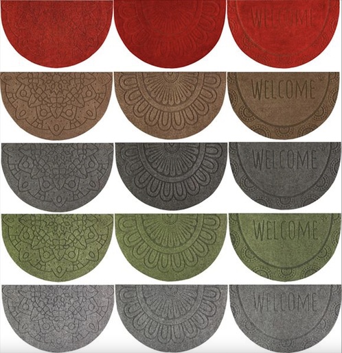 OLIVO TAPETTI otirač QUICK MOON ZERBINO 40 x 65 cm, zeleni