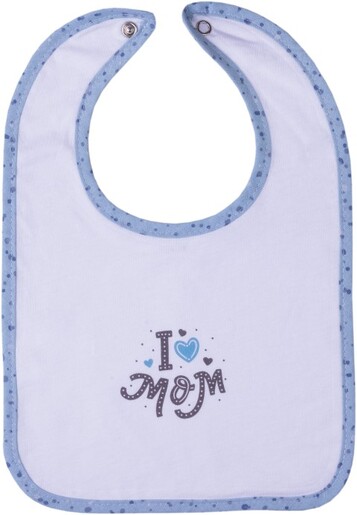 Bubaba podbradak I love mom, plavi