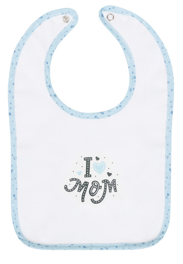 Bubaba podbradak I love mom, plavi