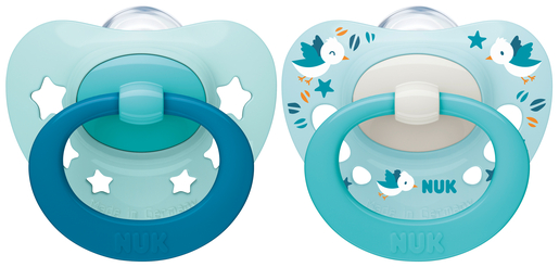 NUK duda silikon signature 6-18 m  2/1