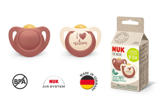 NUK for nature duda lateks 18-36M 2/1