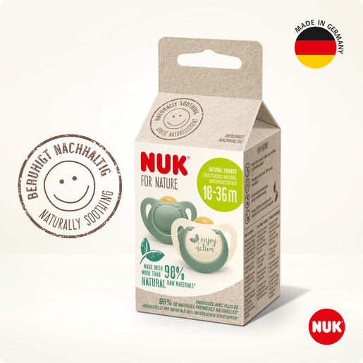 NUK for nature duda lateks 18-36M 2/1