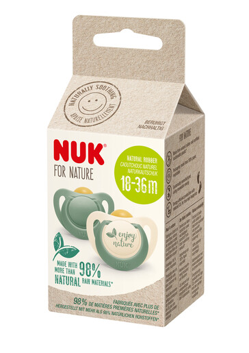 NUK for nature duda lateks 18-36M 2/1