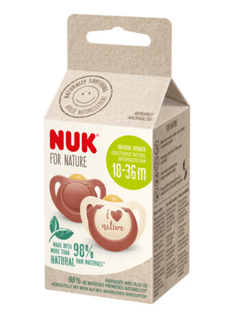 NUK for nature duda lateks 18-36M 2/1