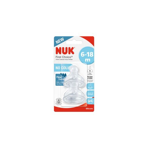NUK FC sisač flow control 6-18 m