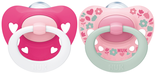 NUK duda silikon signature 18-36 m 2/1