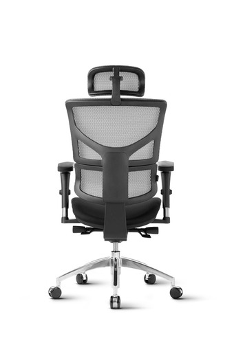 Ergovision Smart 04, uredska stolica, siva leđa/crno sjedalo