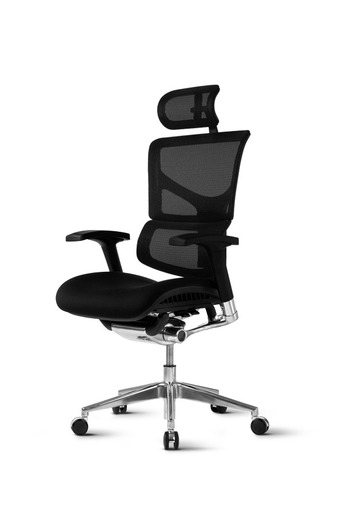 Ergovision Smart Plus 02, uredska stolica, crna