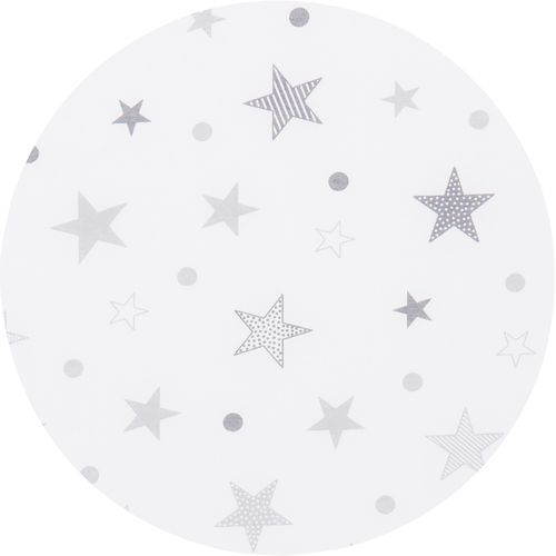 Chipolino preklopni madrac white /grey stars