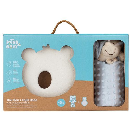 Interbaby jastuk + tješilica Teddy blue