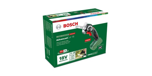 BOSCH Akumulatorska NanoBlade pila AdvancedCut 18, solo alat