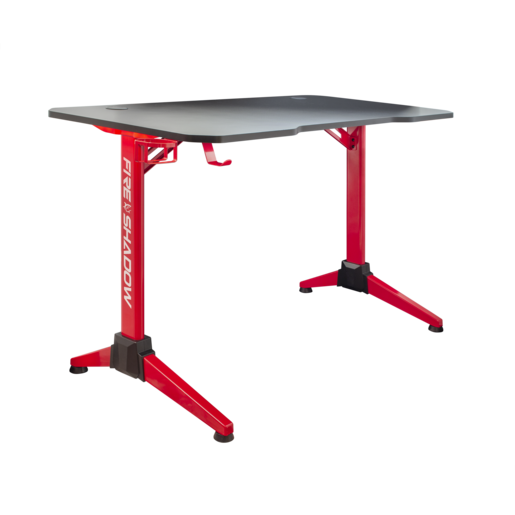 White Shark gaming stol Fire Shadow, crno/crven