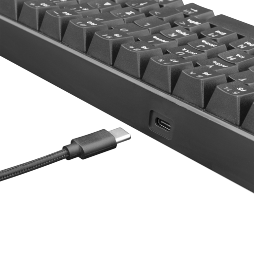 White Shark mehanička tipkovnica GK-2022 SHINOBI Crna / HR - RED SW.