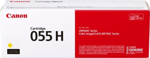 Canon toner CRG-055HY, žuti