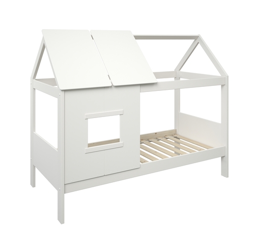 Drveni dječji krevet Finn Low s ladicom - bijeli - 200*90 cm