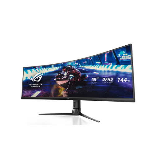 ASUS 49" gaming monitor ROG Strix XG49VQ, DFHD, 144Hz, VA, zakrivljeni