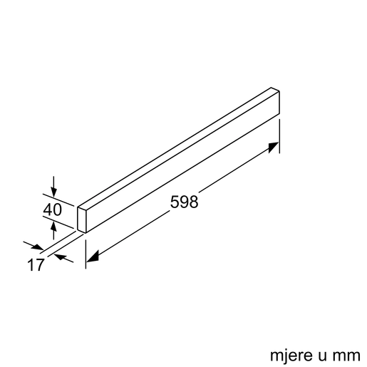 Bosch pribor za napu DSZ4685