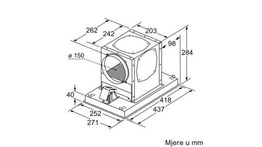 Bosch komplet za recirkulaciju zraka DIZ0JC2D0