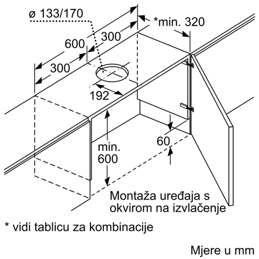 Bosch pribor za napu DSZ4660