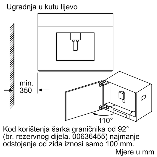 Bosch ugradbeni automatski aparat za kavu CTL636EB6