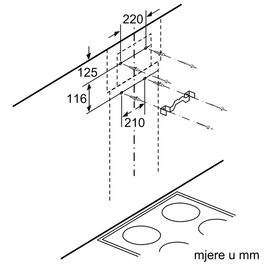 Bosch komplet za recirkulaciju zraka DWZ1FX5D1