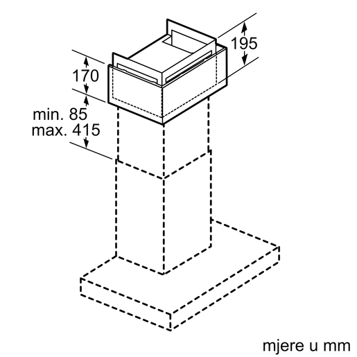 Bosch komplet za recirkulaciju zraka DWZ1FX5D1