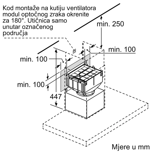 Bosch komplet za recirkulaciju zraka DWZ0XX0J5