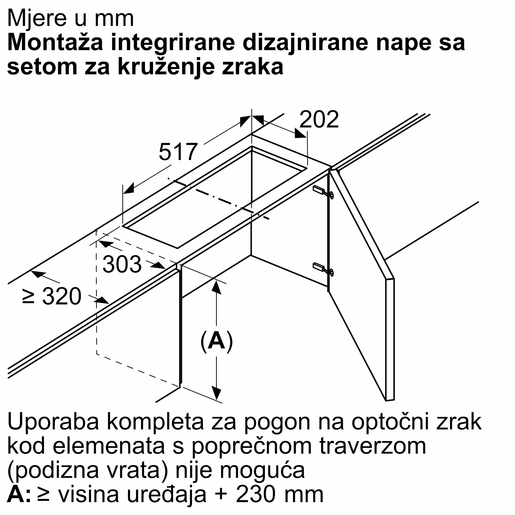Bosch komplet za recirkulaciju zraka DWZ1IX1C6