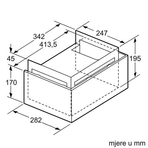 Bosch komplet za recirkulaciju zraka DWZ2CX5C6