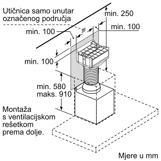 Bosch komplet za recirkulaciju zraka DWZ0XX0J0