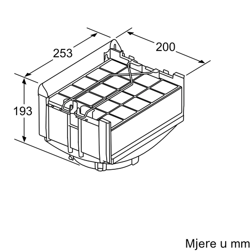 Bosch komplet za recirkulaciju zraka DWZ0XX0J0