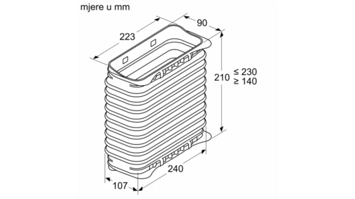 Bosch ravni kanal HEZ9VDSS2