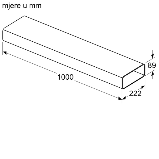 Bosch ravni kanal HEZ9VDSM2