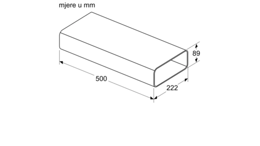 Bosch ravni kanal HEZ9VDSM1