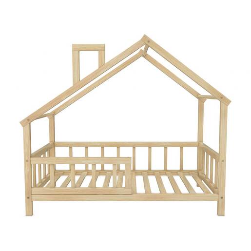 Dječji krevet ACMA House 3 natur 160x80