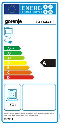 Gorenje štednjak GEC6A41SC
