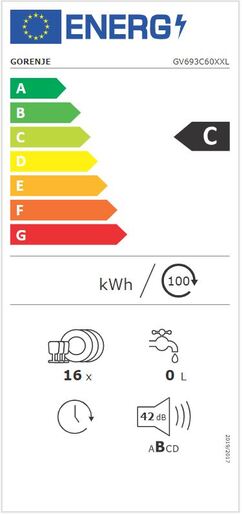 Gorenje perilica posuđa GV693C60XXL
