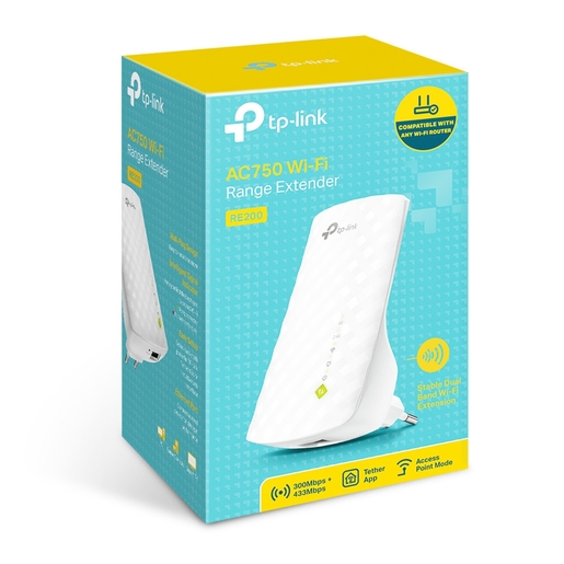TP-Link RE200, AC750, Dual Band, 750Mbps, Wifi pojačivač